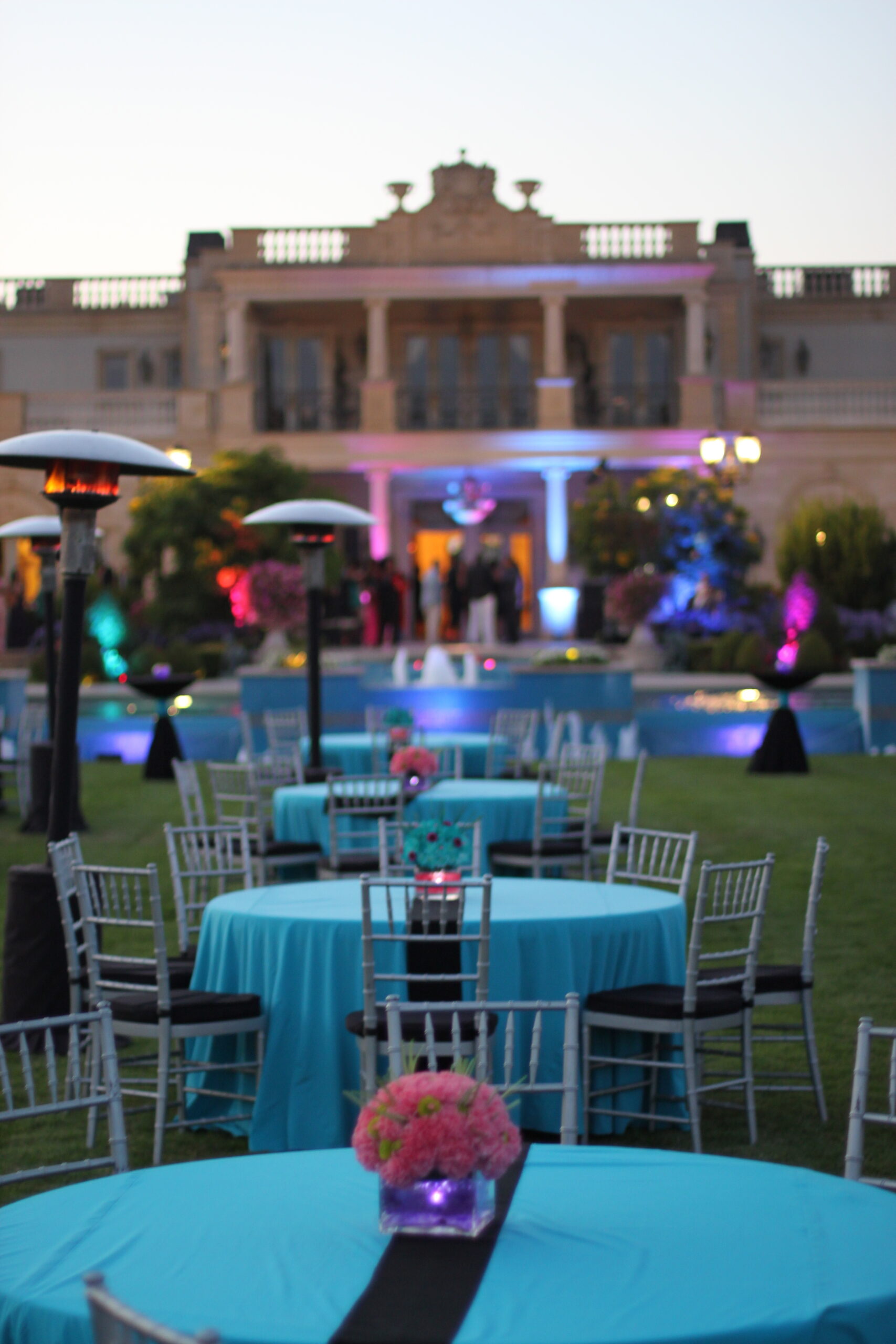 July Catered Table Setting